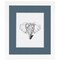 ArtToFrames 21x25" Matted Picture Frame with 17x21" Single Mat Photo Opening Framed in 1.25" White and 2" Mat (FWM-3966-21x25)